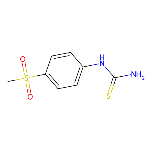 1-(4-(Methylsulfonyl)phenyl)thiourea structure