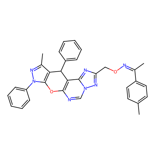C32H27N7O2 structure