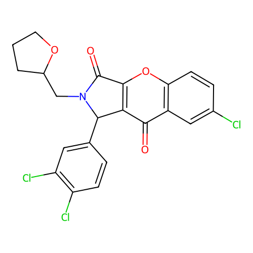 C22H16Cl3NO4 structure