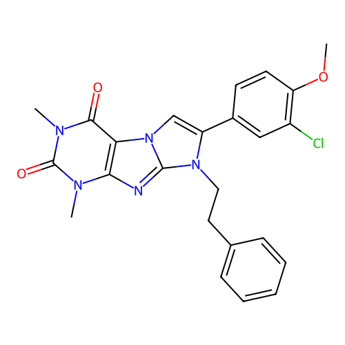C24H22ClN5O3 structure