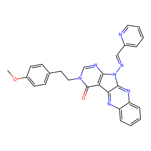 C27H21N7O2 structure