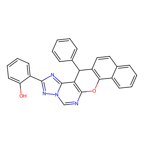 C28H18N4O2 structure