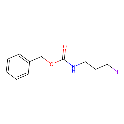Benzyl (3-iodopropyl)carbamate structure