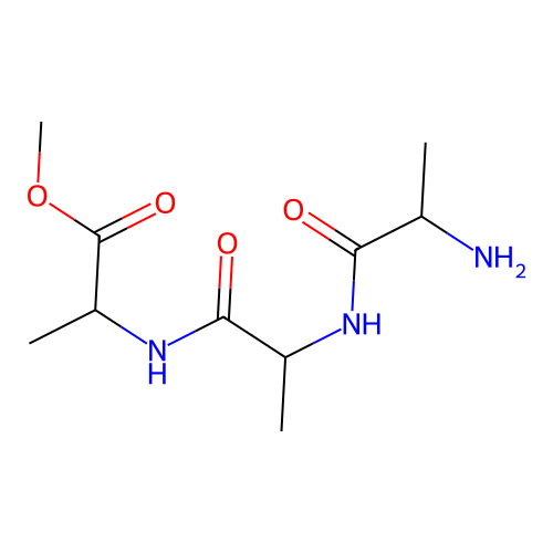 N-(N-L-Alanyl-L-alanyl)-O-methyl-L-alanine monoacetate structure