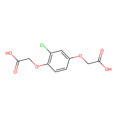 2,2'-[(2-Chloro-1,4-phenylene)bis(oxy)]diacetic acid structure