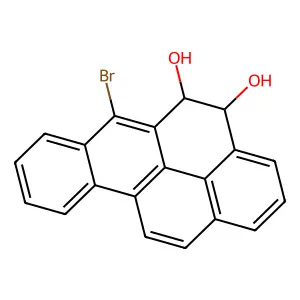 (4R,5R)-6-Bromo-4,5-dihydrobenzo(pqr)tetraphene-4,5-diol structure