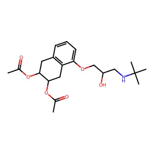 Diacetylnadolol structure