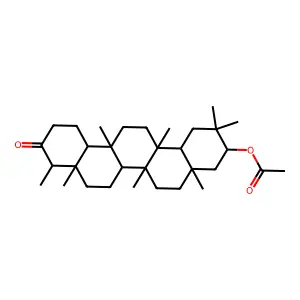 21-Acetoxyfriedelan-3-one structure