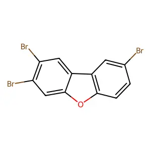 2,3,8-Tribromodibenzofuran structure