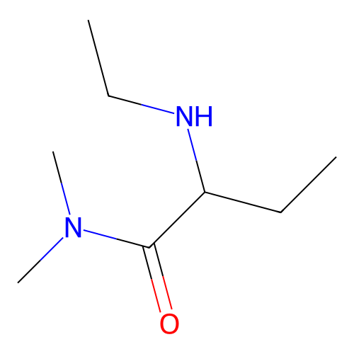 2-(Ethylamino)-N,N-dimethylbutyramide structure