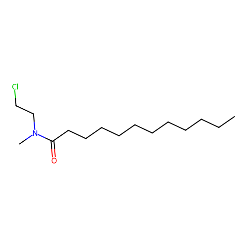 N-(2-Chloroethyl)-N-methyldodecanamide structure