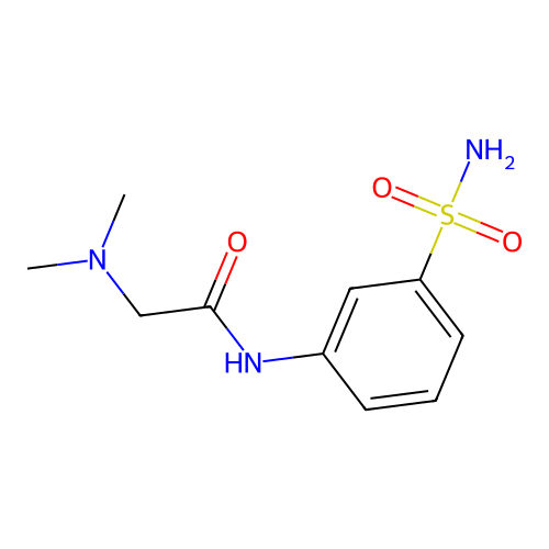 2-(dimethylamino)-N-(3-sulfamoylphenyl)acetamide structure