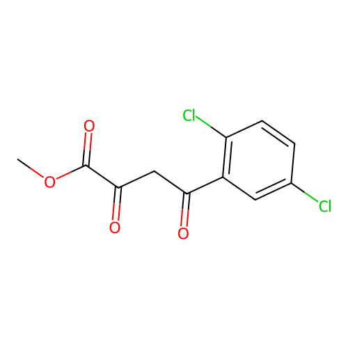 Methyl 4-(2,5-dichlorophenyl)-2,4-dioxobutanoate structure