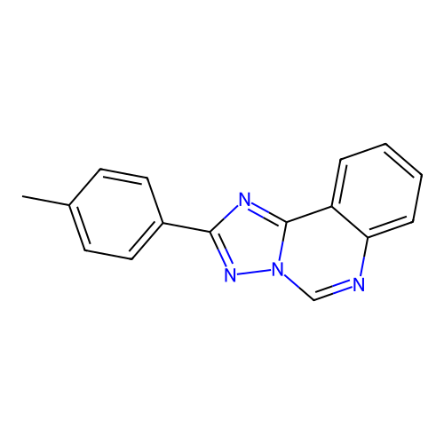 [1,2,4]Triazolo[1,5-c]quinazoline, 2-(4-methylphenyl)- structure
