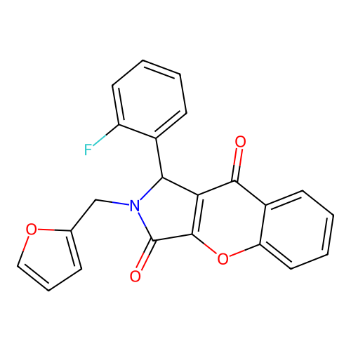 C22H14FNO4 structure