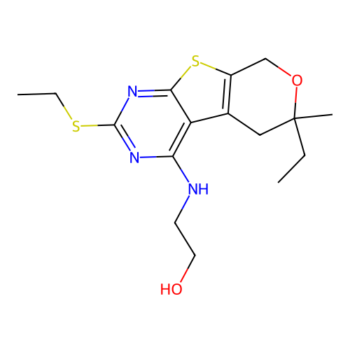C16H23N3O2S2 structure