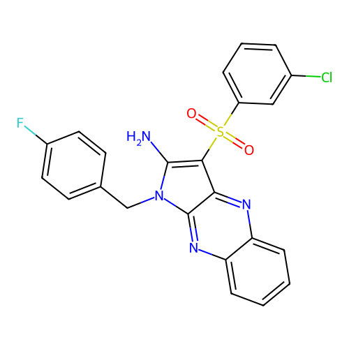 C23H16ClFN4O2S structure