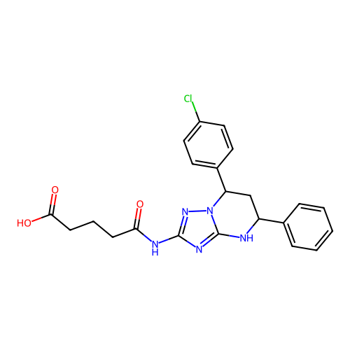 C22H22ClN5O3 structure