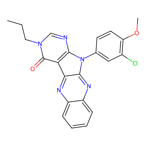 C22H18ClN5O2 structure