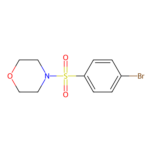 4-[(4-Bromobenzene)sulfonyl]morpholine structure
