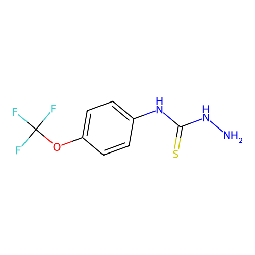 4-(4-Trifluoromethoxyphenyl)thiosemicarbazide structure