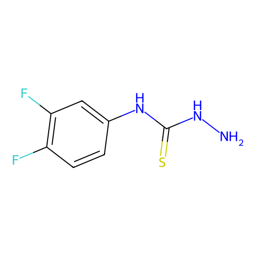 4-(3,4-Difluorophenyl)thiosemicarbazide structure