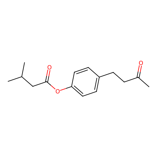 4-(3-Oxobutyl)phenyl isovalerate structure