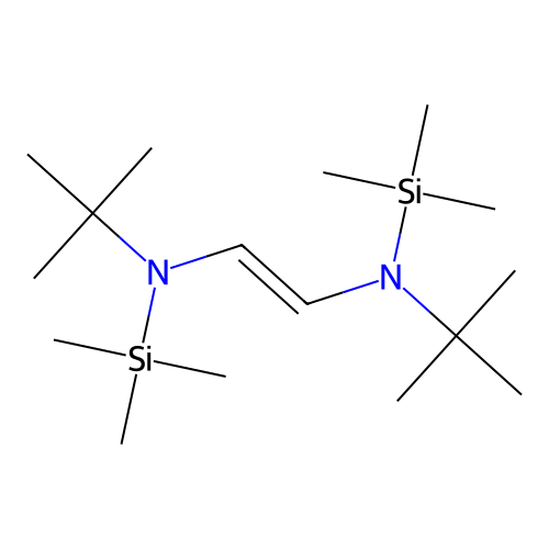 1,2-Ethenediamine, N,N'-di-tert-butyl-N,N'-bis(trimethylsilyl)-(Z)- structure