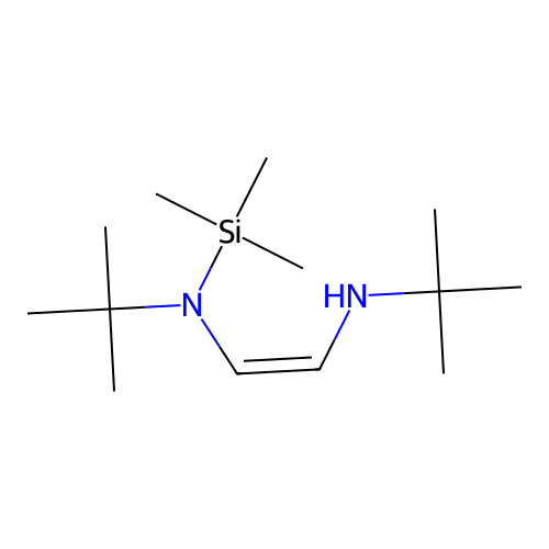 1,2-Ethenediamine, N,N'-di-tert-butyl-N-trimethylsilyl-(Z)- structure