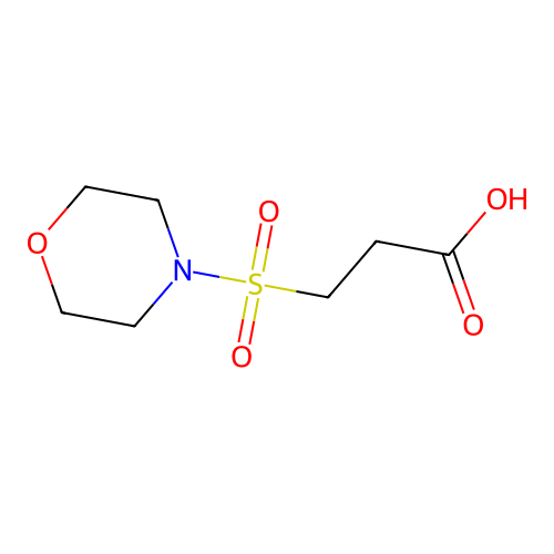 3-(4-Morpholinylsulfonyl)propanoic acid structure