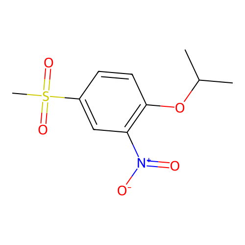 4-Methanesulfonyl-2-nitro-1-(propan-2-yloxy)benzene structure