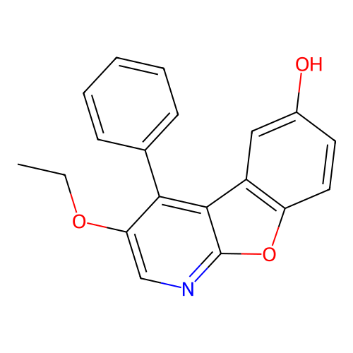 1-Aza-9-oxafluorene deriv. 7c structure
