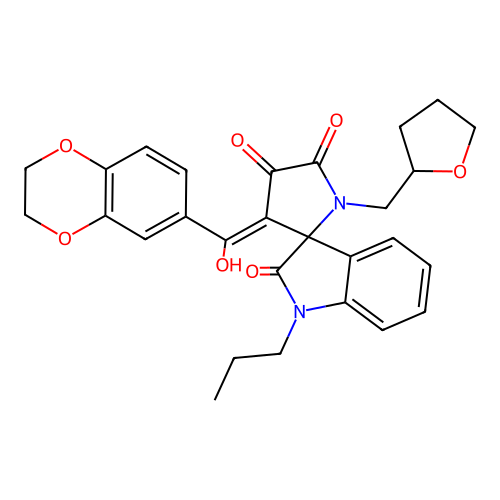 C28H28N2O7 structure