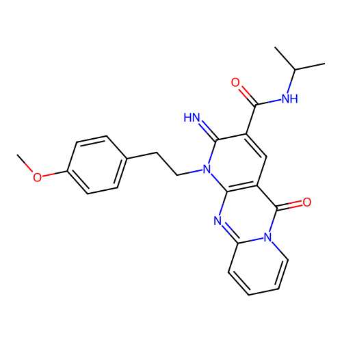 C24H25N5O3 structure