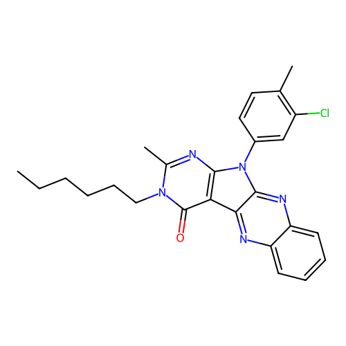 C26H26ClN5O structure