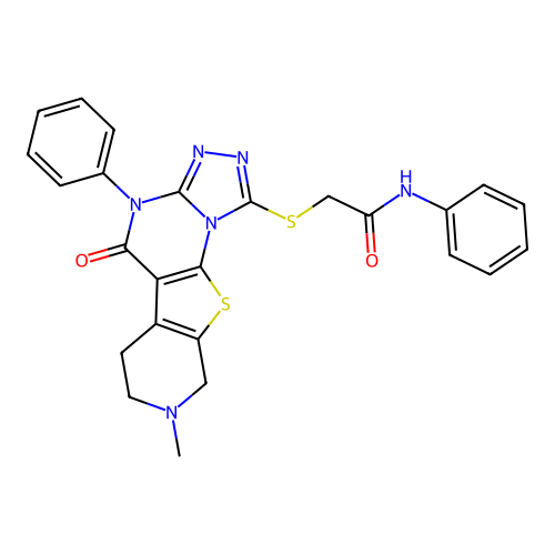 C25H22N6O2S2 structure