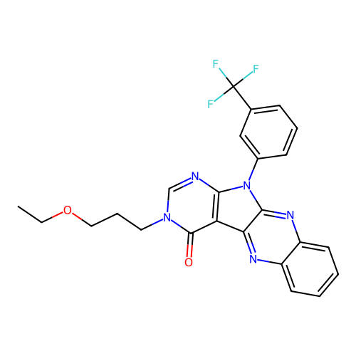 C24H20F3N5O2 structure