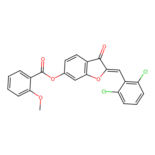 C23H14Cl2O5 structure