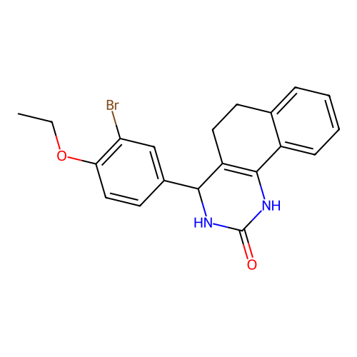 4-(3-Bromo-4-ethoxyphenyl)-3,4,5,6-tetrahydrobenzo[h]quinazolin-2-ol structure