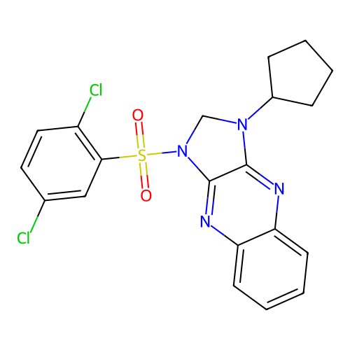 C20H18Cl2N4O2S structure