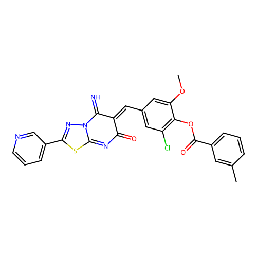 C26H18ClN5O4S structure