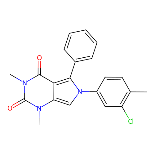 C21H18ClN3O2 structure