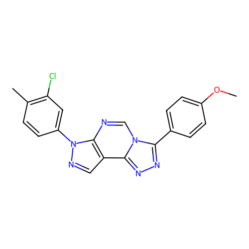 C20H15ClN6O structure