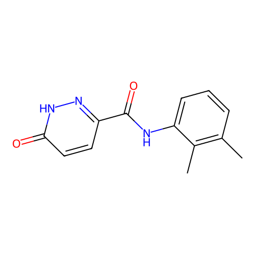 N-(2,3-dimethylphenyl)-6-oxo-1,6-dihydropyridazine-3-carboxamide structure