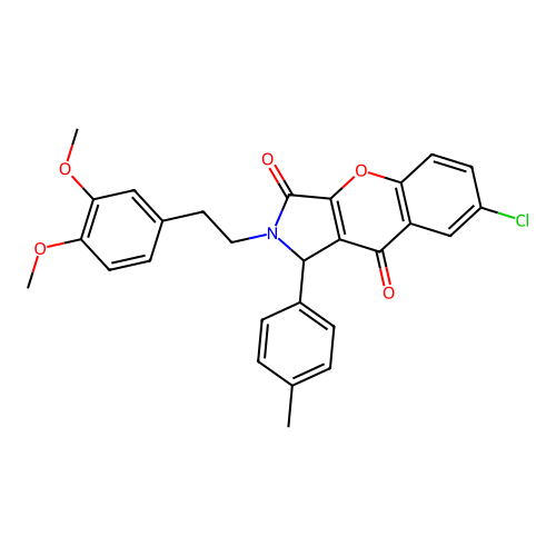 C28H24ClNO5 structure