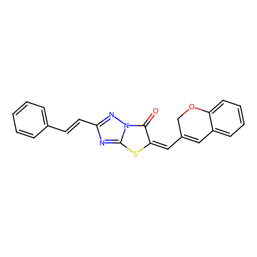 C22H15N3O2S structure