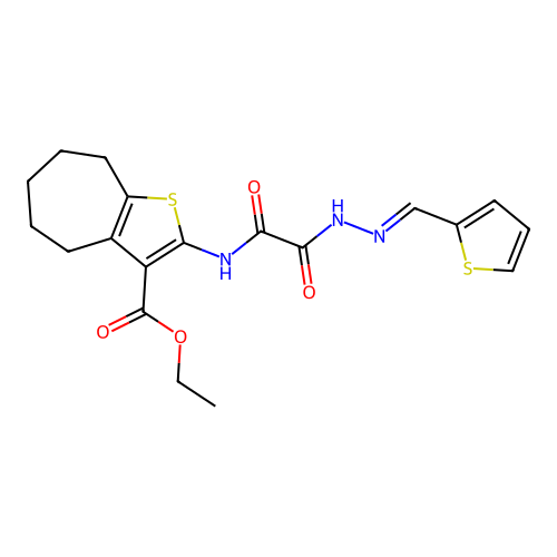 C19H21N3O4S2 structure
