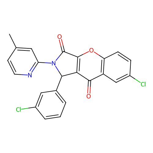 C23H14Cl2N2O3 structure