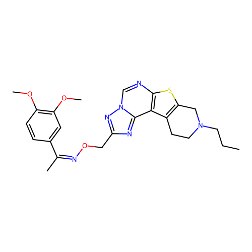 C24H28N6O3S structure
