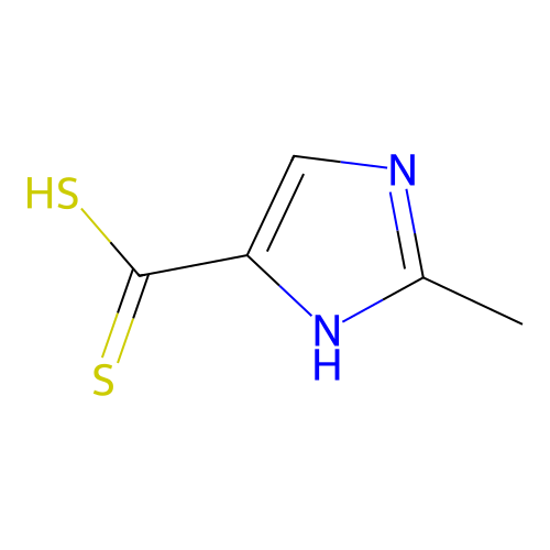 2-Methyl-1H-imidazole-4-carbodithioic acid structure